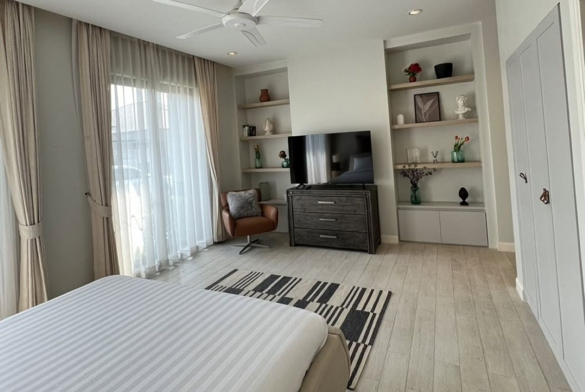 HS1468 – 3Bedrooms Pool Villa for Sale/Rent in Panalee Banna Village in Thung klom – Talman