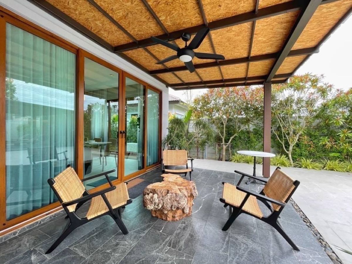 HS1468 – 3Bedrooms Pool Villa for Sale/Rent in Panalee Banna Village in Thung klom – Talman