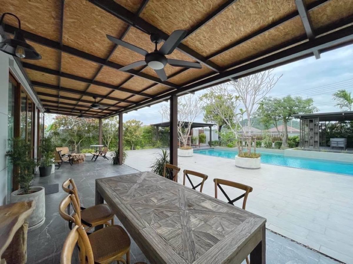 HS1468 – 3Bedrooms Pool Villa for Sale/Rent in Panalee Banna Village in Thung klom – Talman