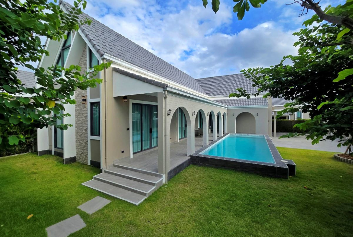 HS1475- 3Bedrooms Pool Villa for Sale in Mab Prachan Lake