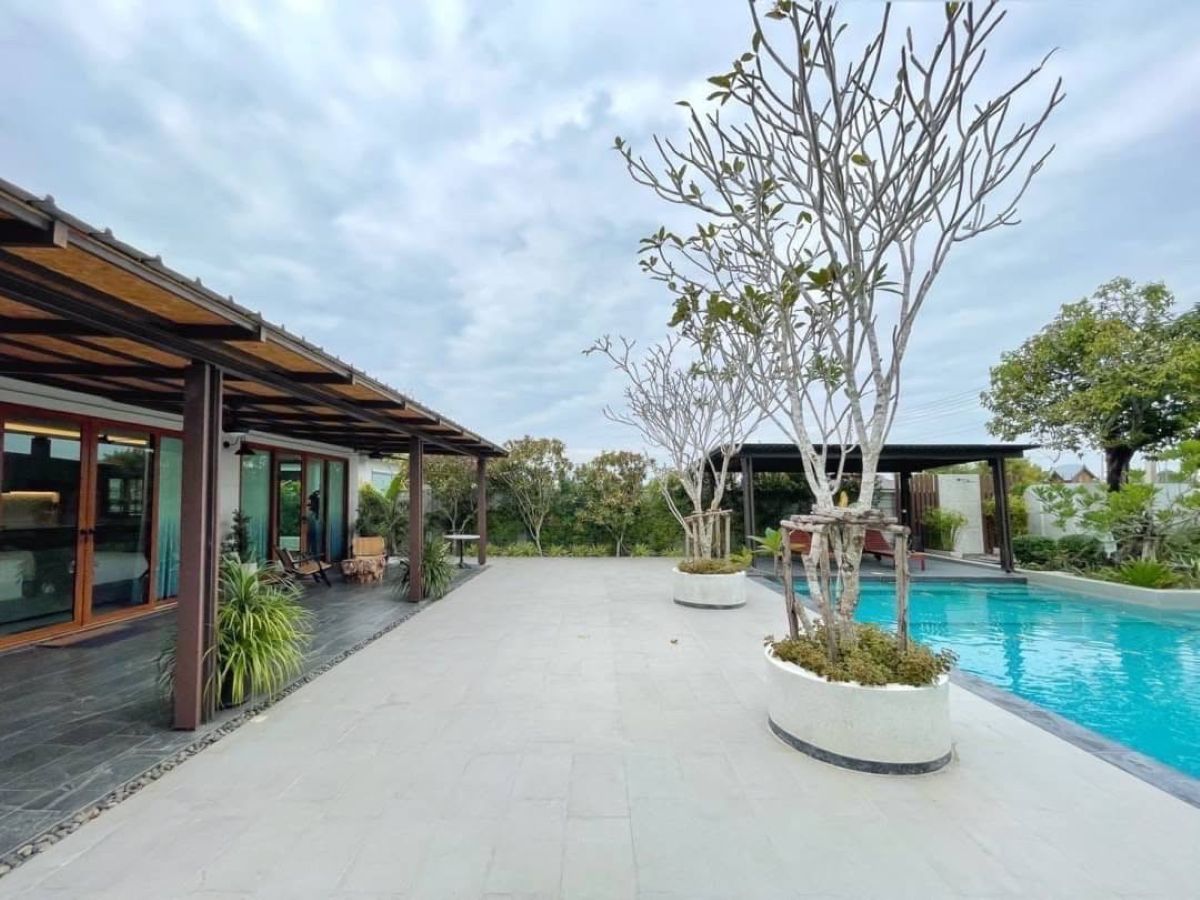 HS1468 – 3Bedrooms Pool Villa for Sale/Rent in Panalee Banna Village in Thung klom – Talman