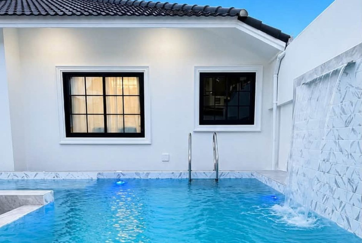 HS1479 -3Bedroom Pool Villa House for Sale in EK Momgkol 3 Village in Khao Talo