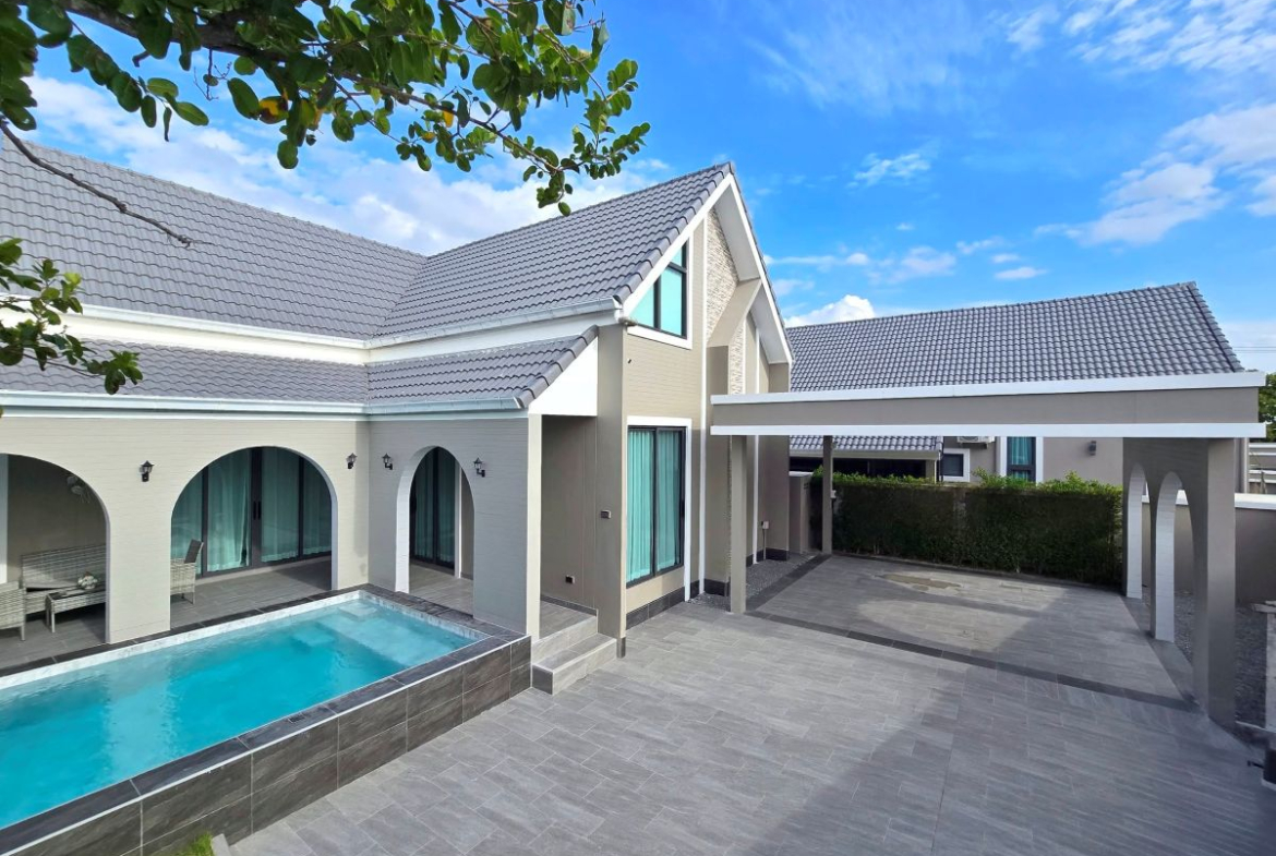HS1475- 3Bedrooms Pool Villa for Sale in Mab Prachan Lake