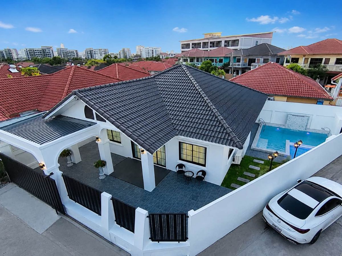 HS1479 -3Bedroom Pool Villa House for Sale in EK Momgkol 3 Village in Khao Talo