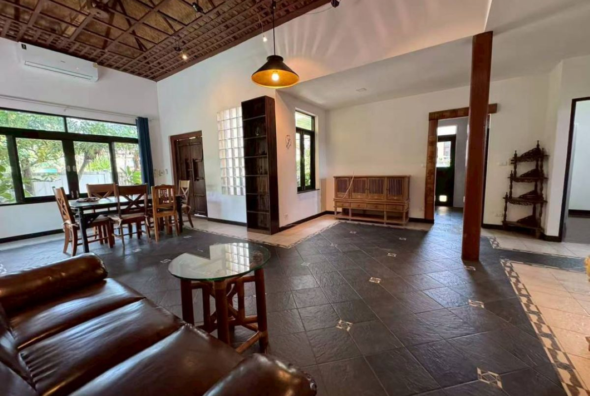 HS1465 – 3Bedrooms Pool Villa House for Sale in Grand Garden Home in Bang Saray