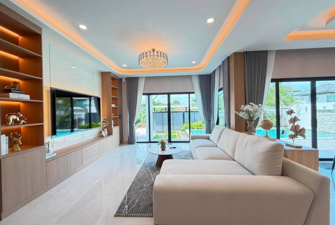 HS1487 – 3Bedroom Pool Villa House for Sale in Huay Yai