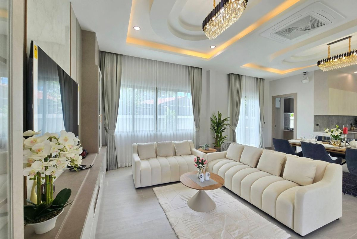 HS1481 – 4Bedroom Pool Villa House for Sale in The Private 22 in Soi Chaiyaporn Vithee