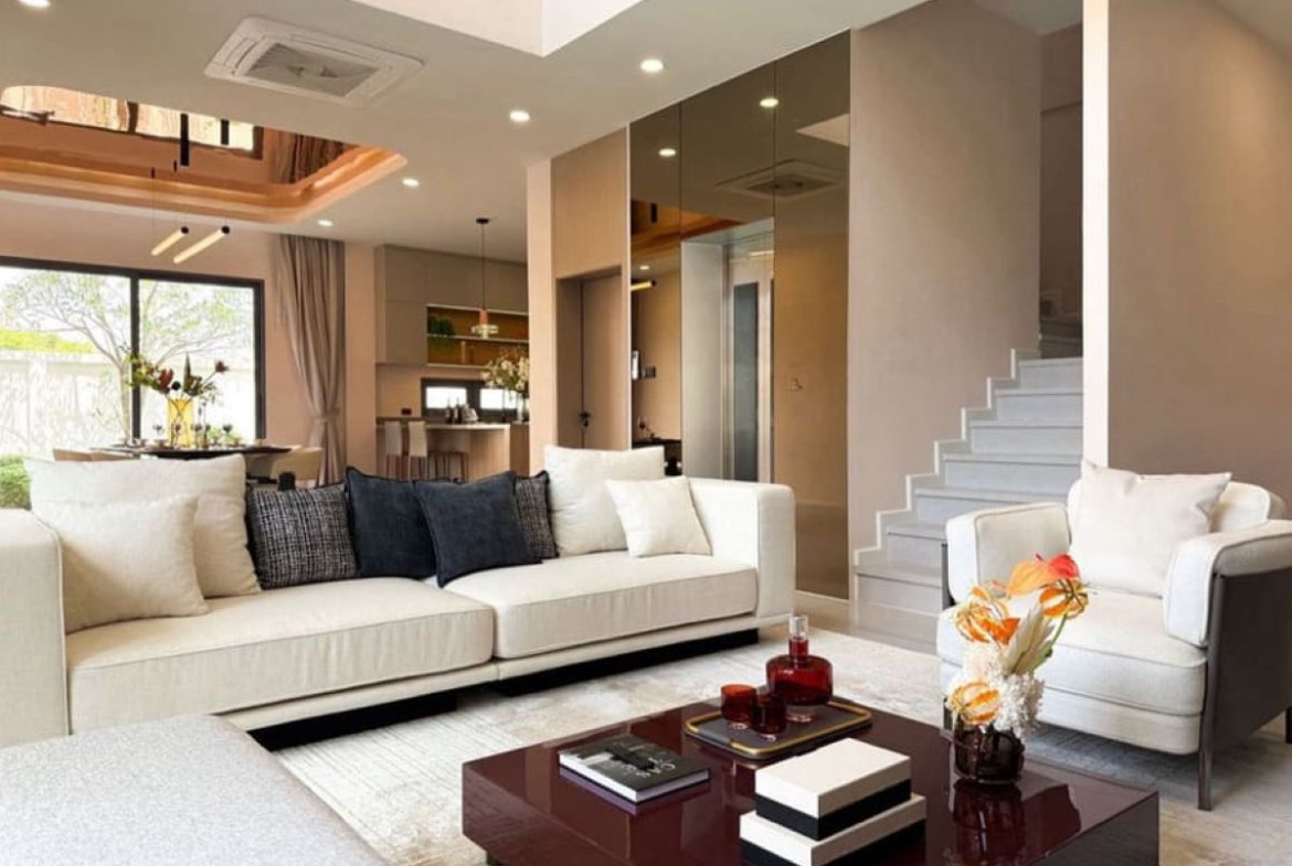 HS1482 – 6Bedroom 3-Storey Detached Pool Villa House for Sale in Vista Golden Beach in Jomtien