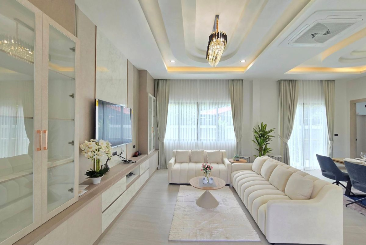 HS1481 – 4Bedroom Pool Villa House for Sale in The Private 22 in Soi Chaiyaporn Vithee