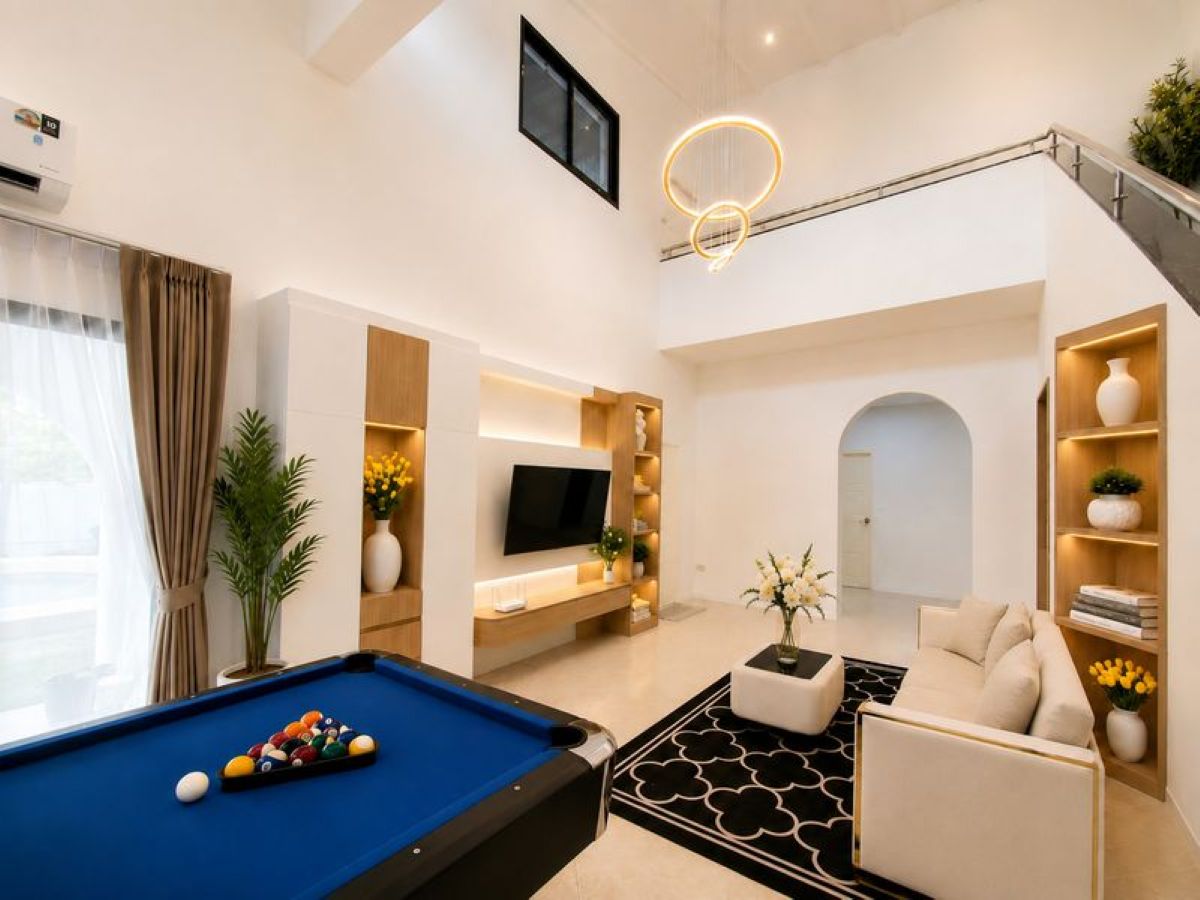 HR0886 – 4Bedrooms Pool Villa for Rent in Palm Springs Village in Soi Siam Country Club