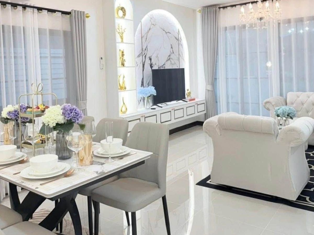 7 HS1477 – 3Bedrooms Single House for Sale in Rattanakorn Village 7 in Khao Noi