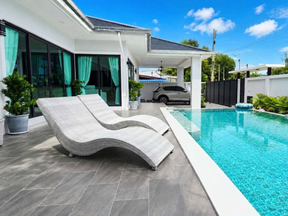 HS1487 – 3Bedroom Pool Villa House for Sale in Huay Yai