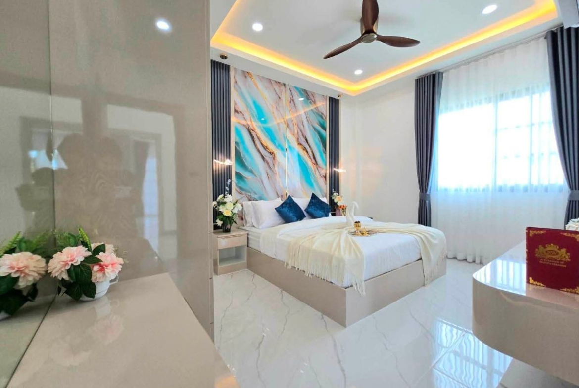 HS1480 – 4Bedroom Pool Villa House for Sale in Sak Nok 19 in Thung Klom – Tal man