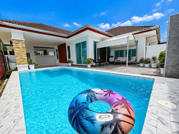 HS1492 – 3Bedroom Pool Villa House for Sale in Garden Ville 2 in Huay Yai
