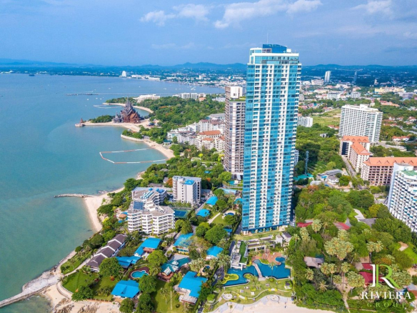 CS3003 – 2Bedroom Condominium for Sale in The Palm Wongamat Beah in Wongamat