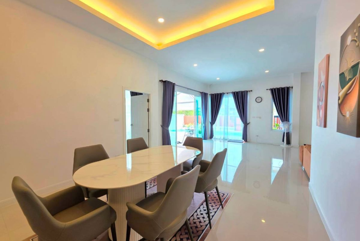 HS1492 – 3Bedroom Pool Villa House for Sale in Garden Ville 2 in Huay Yai