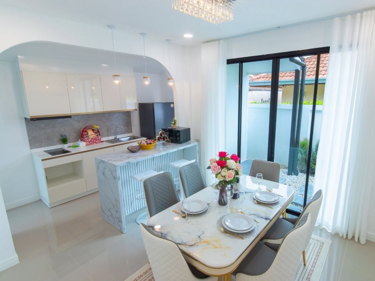 HS1494 – 3Bedroom Pool Villa House for Sale in Village Ek Mongkol 4/1 in Khao Talo