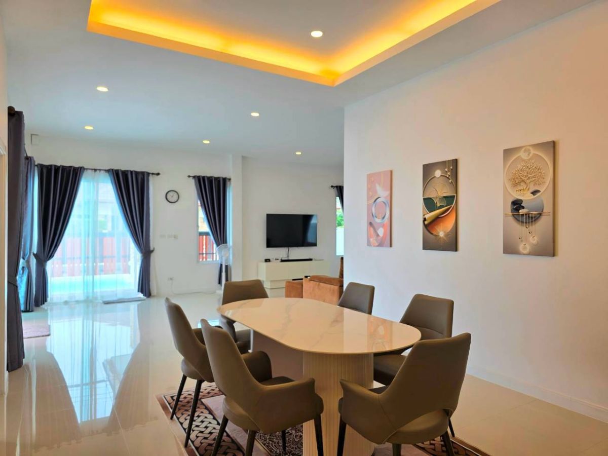 HS1492 – 3Bedroom Pool Villa House for Sale in Garden Ville 2 in Huay Yai