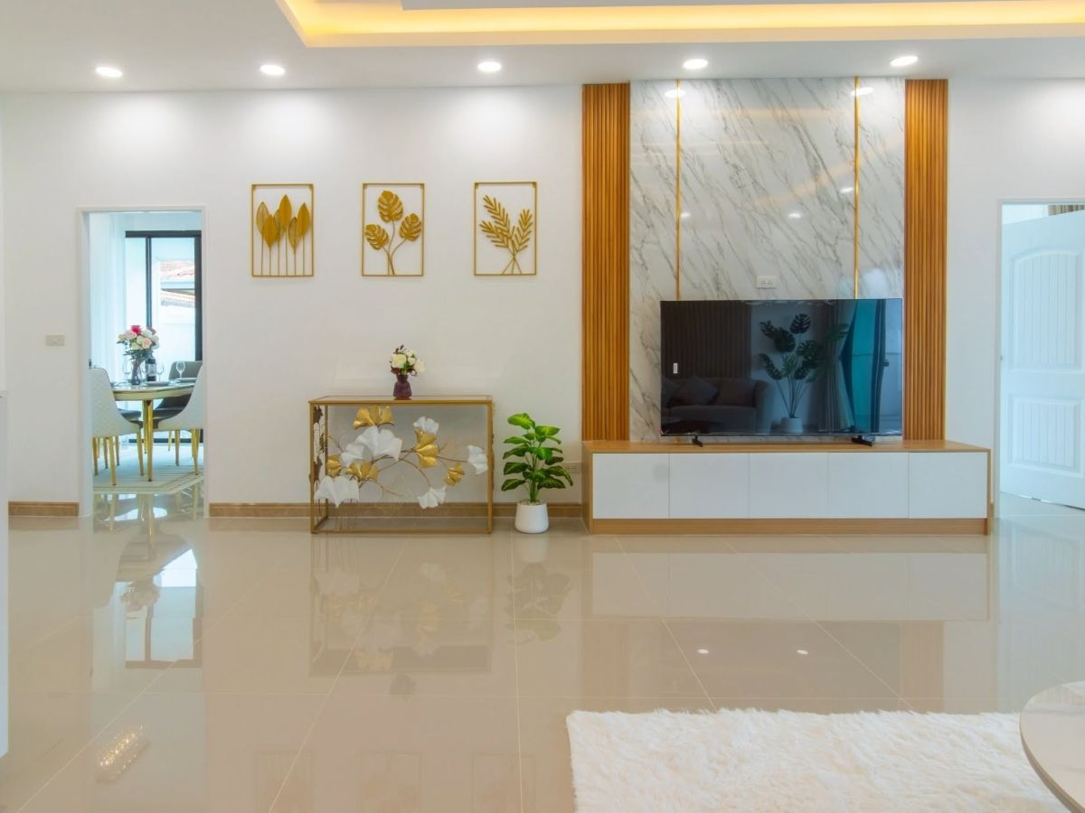HS1494 – 3Bedroom Pool Villa House for Sale in Village Ek Mongkol 4/1 in Khao Talo