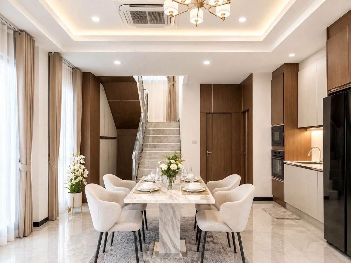 HS1497- 3Bedroom Pool Villa House for Sale in Soi Bun Kanchana 2 in Jomtien