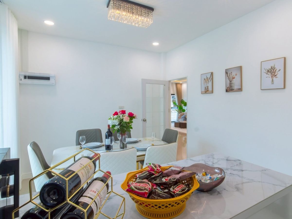 HS1494 – 3Bedroom Pool Villa House for Sale in Village Ek Mongkol 4/1 in Khao Talo
