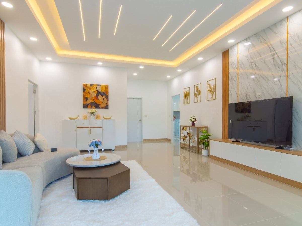HS1494 – 3Bedroom Pool Villa House for Sale in Village Ek Mongkol 4/1 in Khao Talo