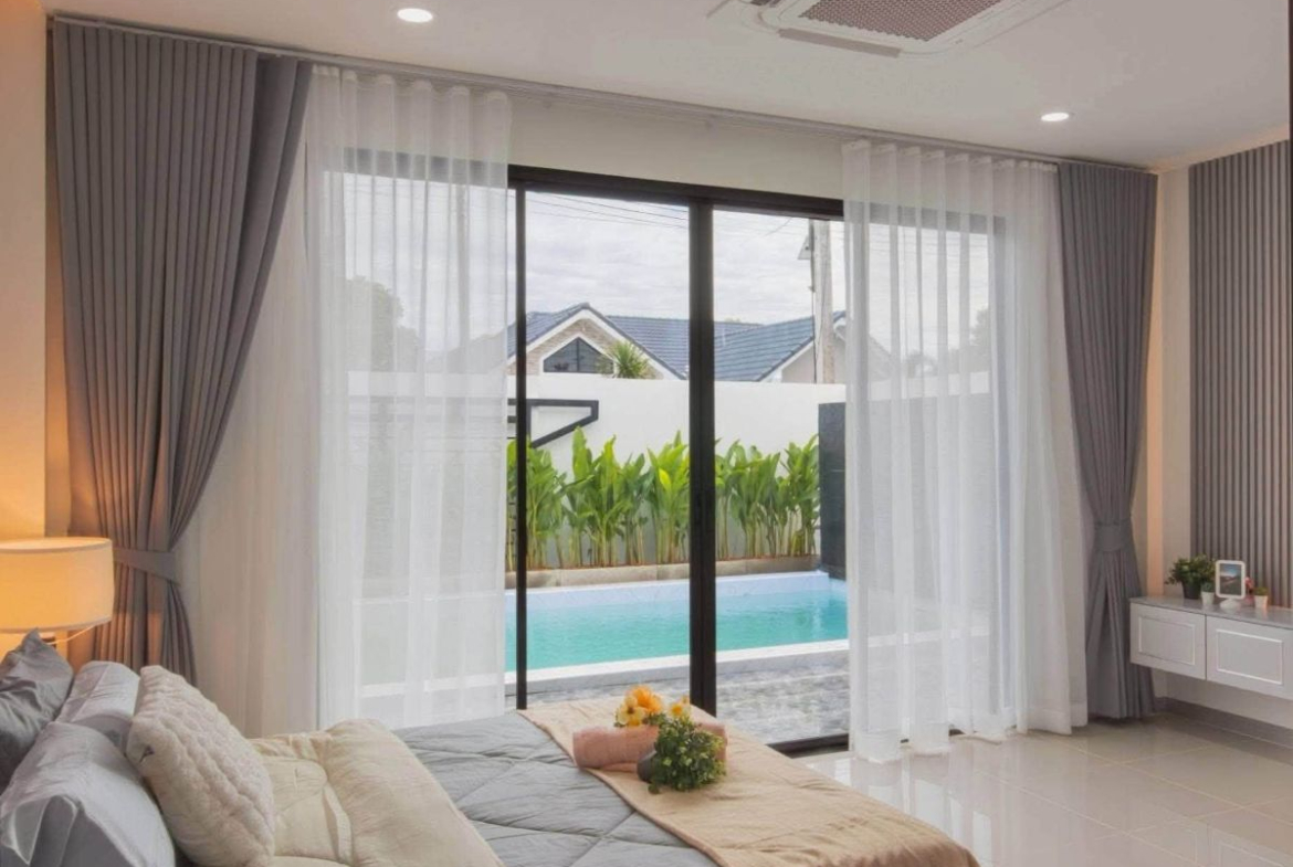 HS1488 – 3Bedroom Pool Villa for Sale in  Areya Villa in Pattaya in Mabprachan Lake