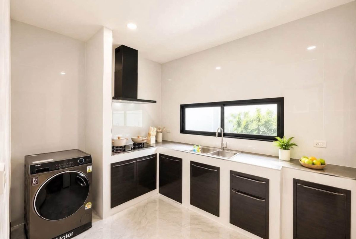 HS1497- 3Bedroom Pool Villa House for Sale in Soi Bun Kanchana 2 in Jomtien