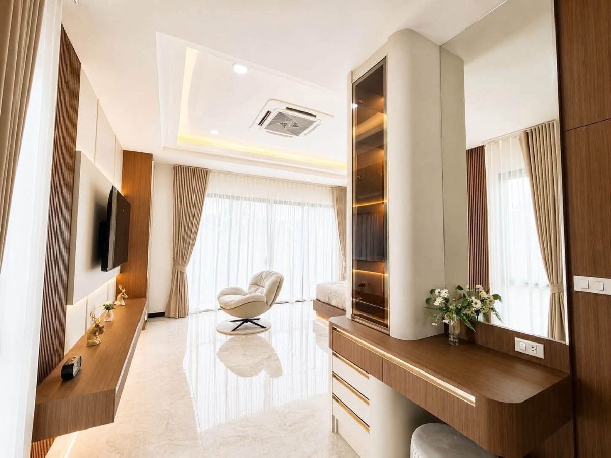HS1497- 3Bedroom Pool Villa House for Sale in Soi Bun Kanchana 2 in Jomtien
