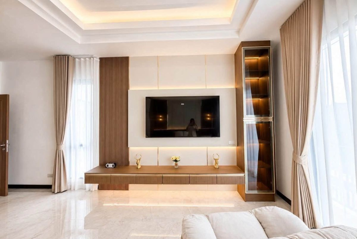 HS1497- 3Bedroom Pool Villa House for Sale in Soi Bun Kanchana 2 in Jomtien