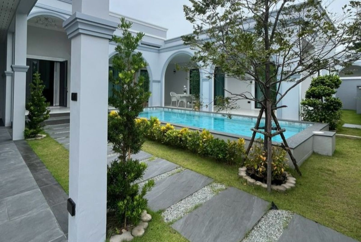 HS1498 – 4Bedroom Pool Villa House in Pornprapa Nimit 21 in Saim Country Club