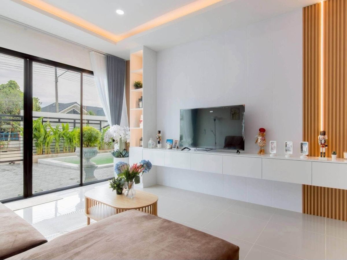 18 HS1488 – 3Bedroom Pool Villa for Sale in Areya Villa in Pattaya in Mabprachan Lake
