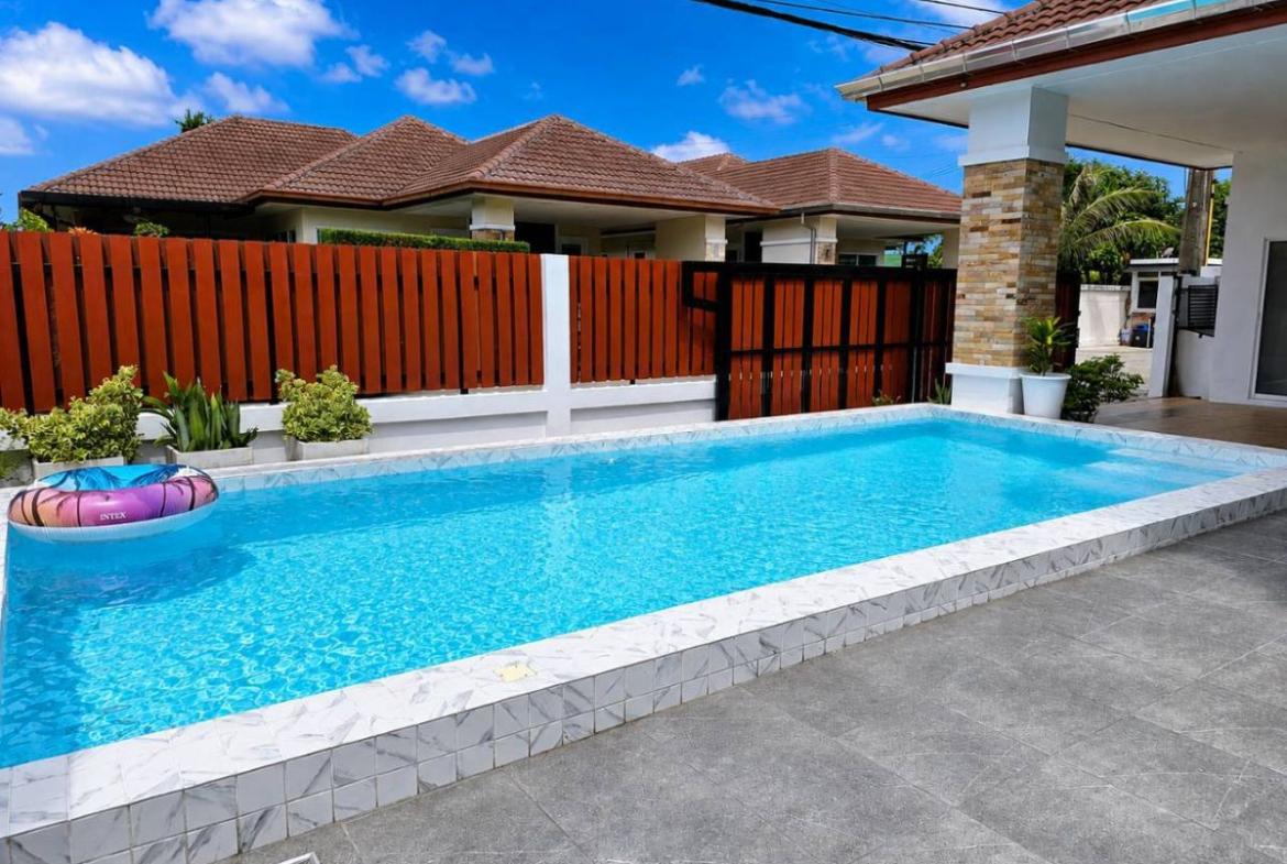 HS1492 – 3Bedroom Pool Villa House for Sale in Garden Ville 2 in Huay Yai