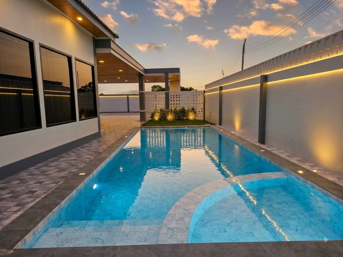 HS1500 – 4Bedroom Pool Villa House for Sale in VJ Land in Soi Siam Country Club