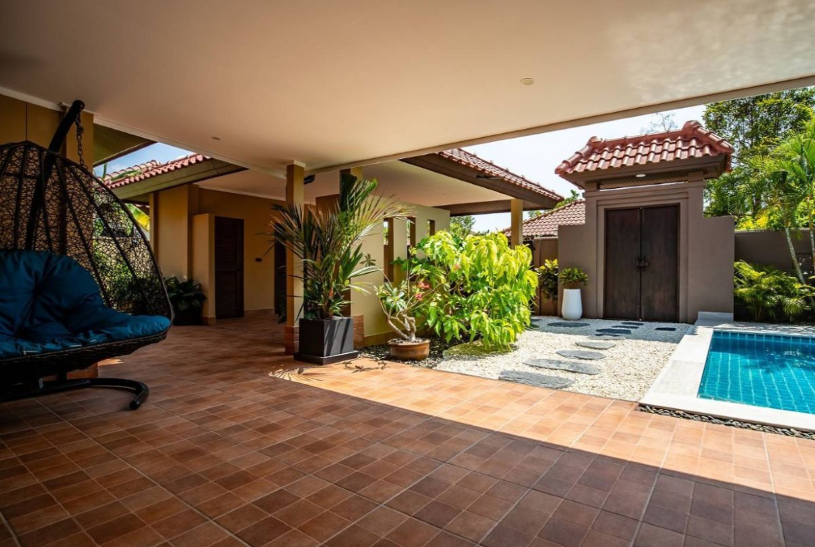 HS1491 – 4Bedroom Pool Villa House for Sale in Baan Balina 3 in Huay Yai