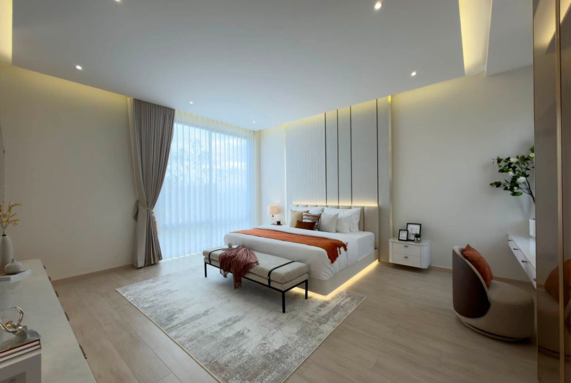 HS1505 – 5Bedroom Luxury Pool Villa House for Sale in Ultra Luxury House in Mabprachan
