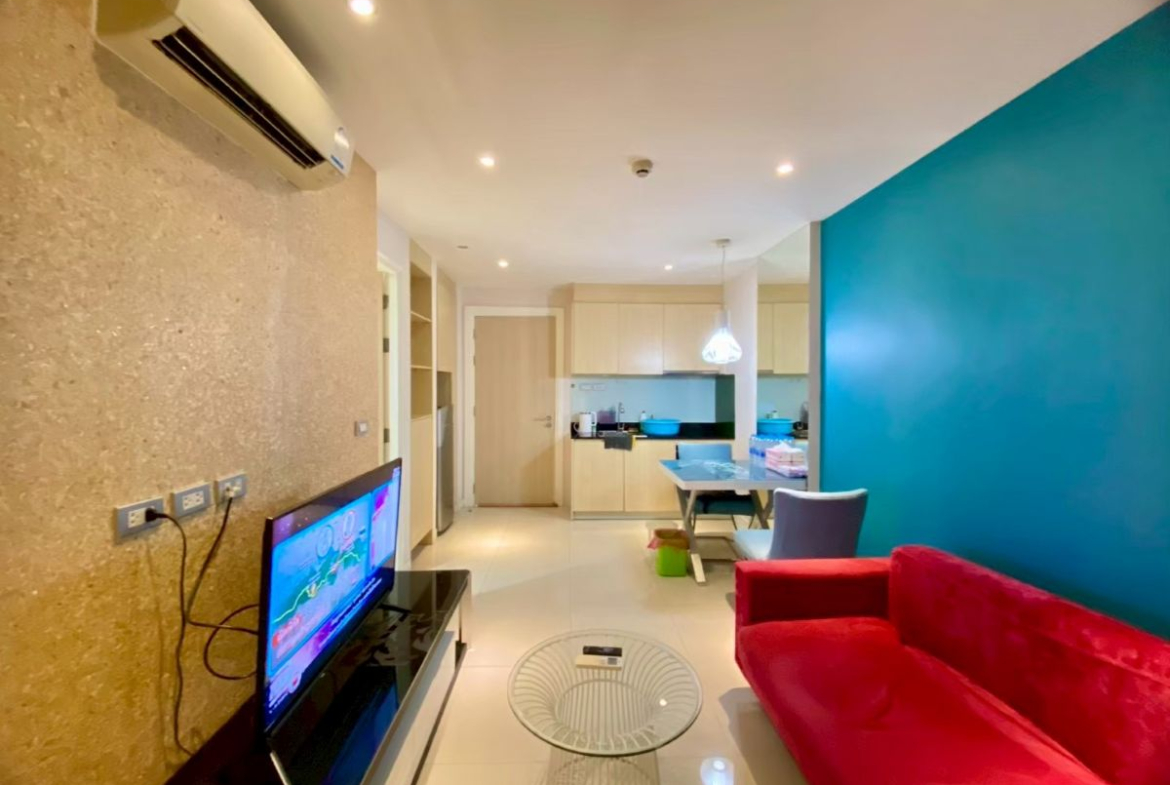 CR0303 – 1Bedroom Condominium For Rent in Grande Caribbean Condo in Thap Praya rd