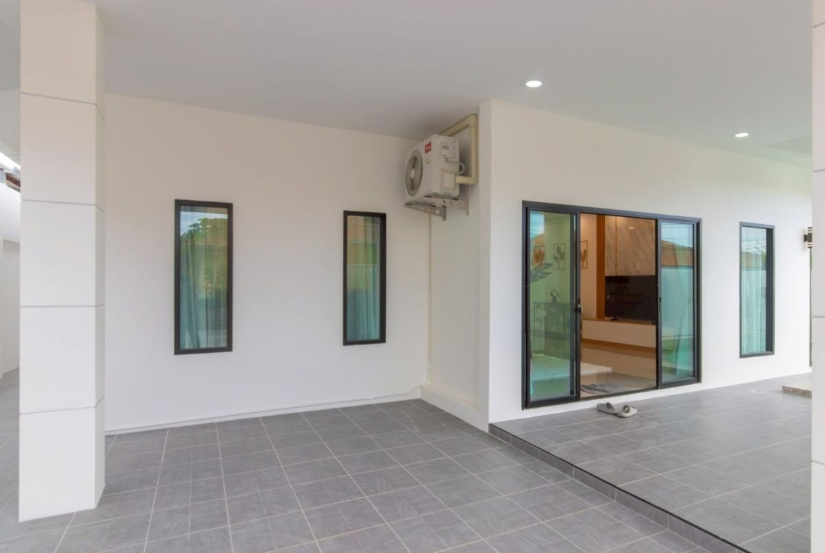 HS1494 – 3Bedroom Pool Villa House for Sale in Village Ek Mongkol 4/1 in Khao Talo