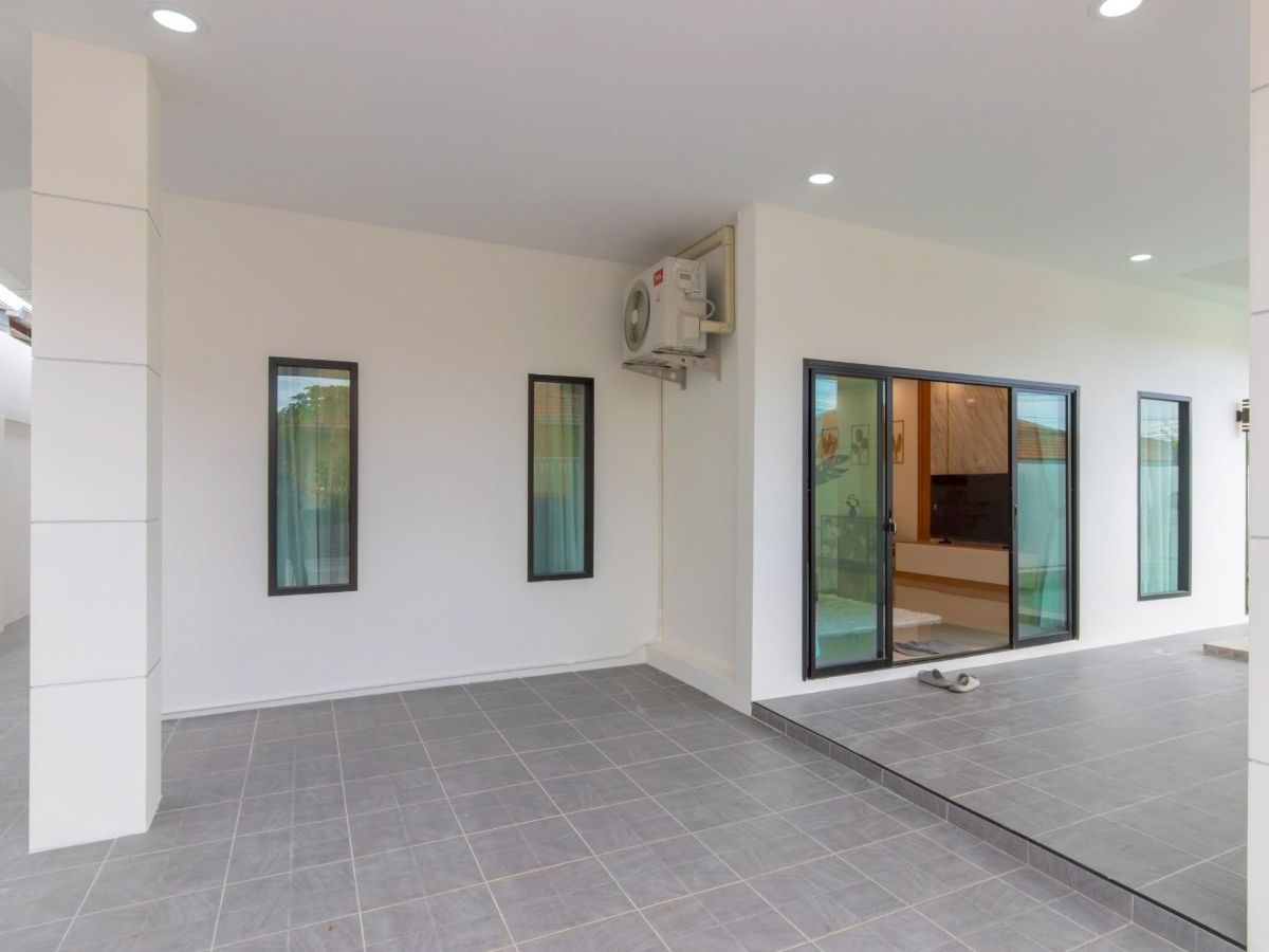 HS1494 – 3Bedroom Pool Villa House for Sale in Village Ek Mongkol 4/1 in Khao Talo