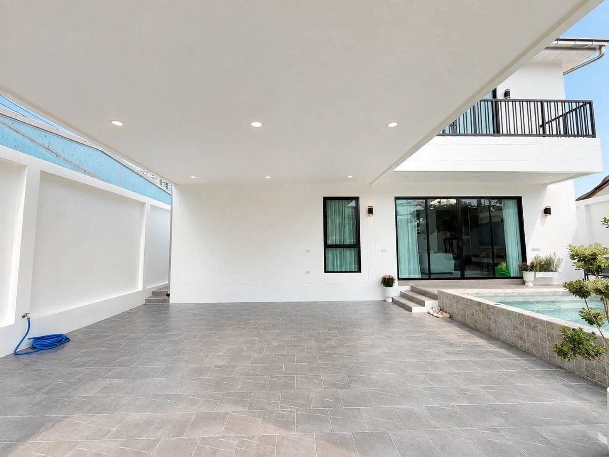 HS1497- 3Bedroom Pool Villa House for Sale in Soi Bun Kanchana 2 in Jomtien