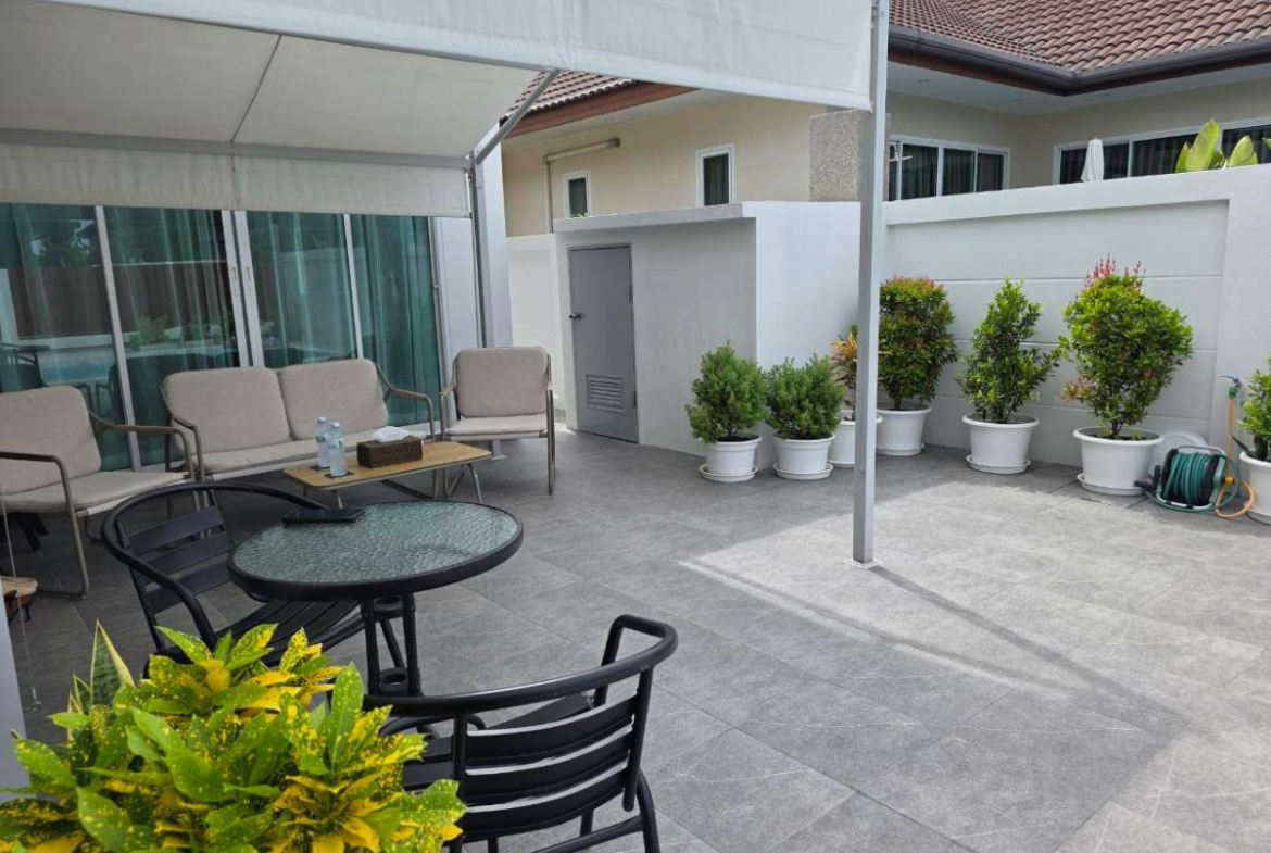 HS1492 – 3Bedroom Pool Villa House for Sale in Garden Ville 2 in Huay Yai