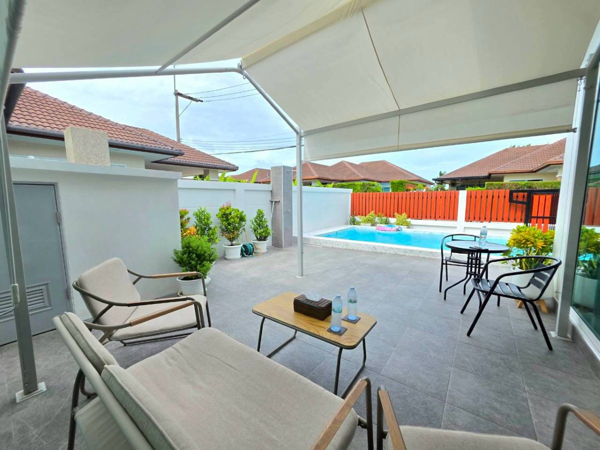 HS1492 – 3Bedroom Pool Villa House for Sale in Garden Ville 2 in Huay Yai