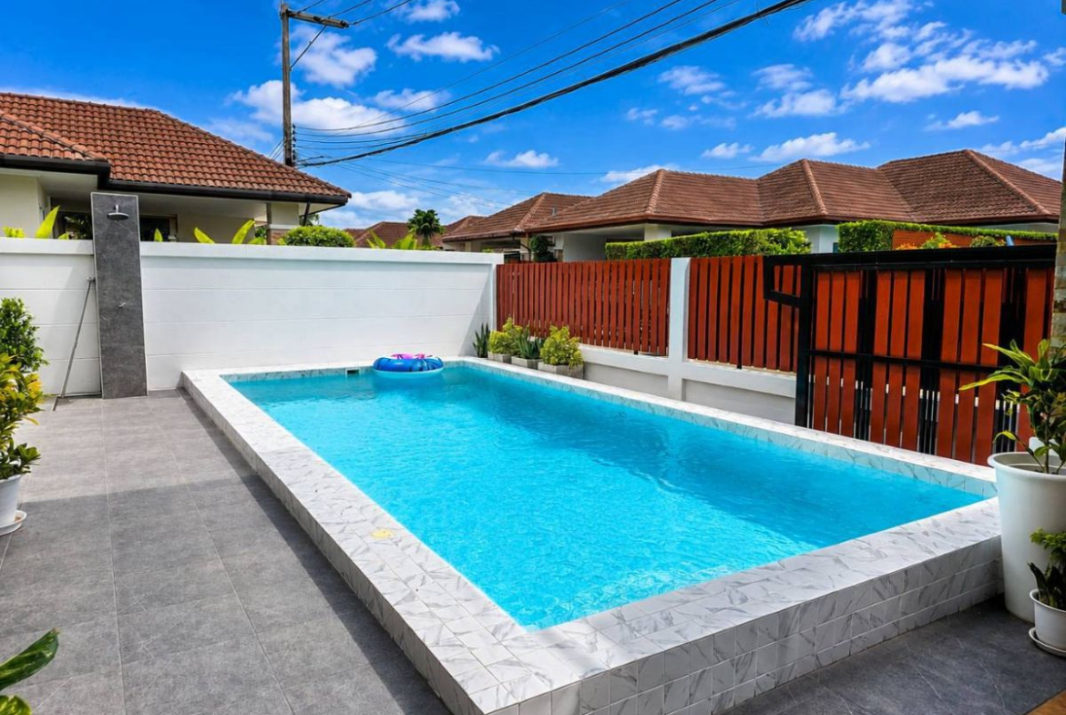 HS1492 – 3Bedroom Pool Villa House for Sale in Garden Ville 2 in Huay Yai