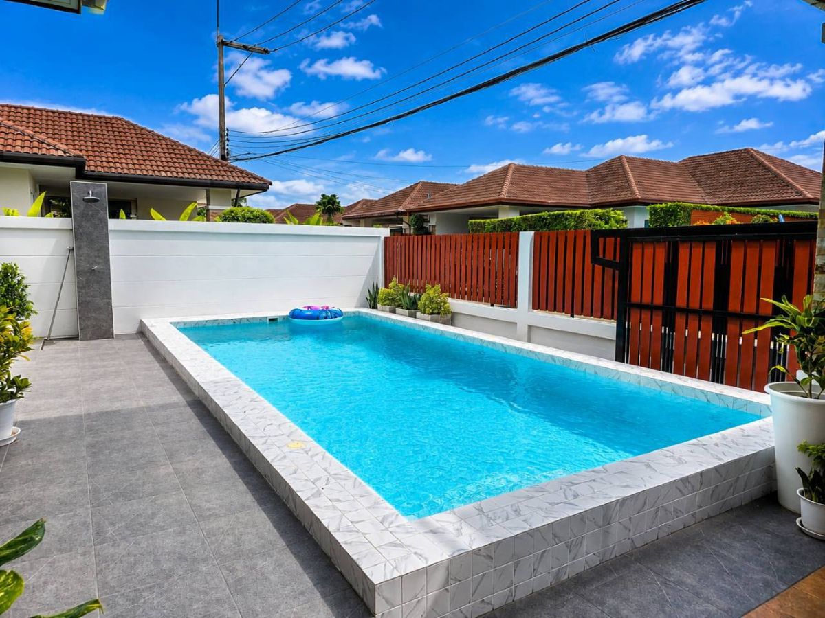 HS1492 – 3Bedroom Pool Villa House for Sale in Garden Ville 2 in Huay Yai