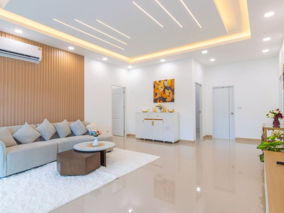 HS1494 – 3Bedroom Pool Villa House for Sale in Village Ek Mongkol 4/1 in Khao Talo
