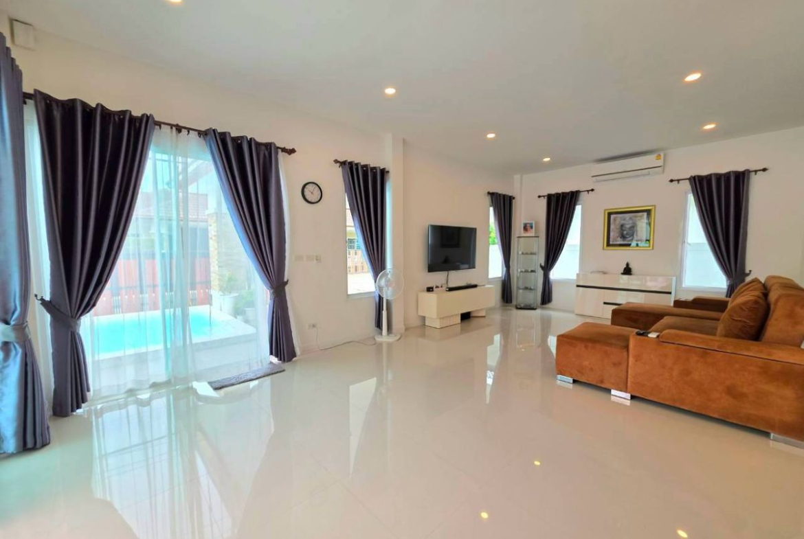 HS1492 – 3Bedroom Pool Villa House for Sale in Garden Ville 2 in Huay Yai