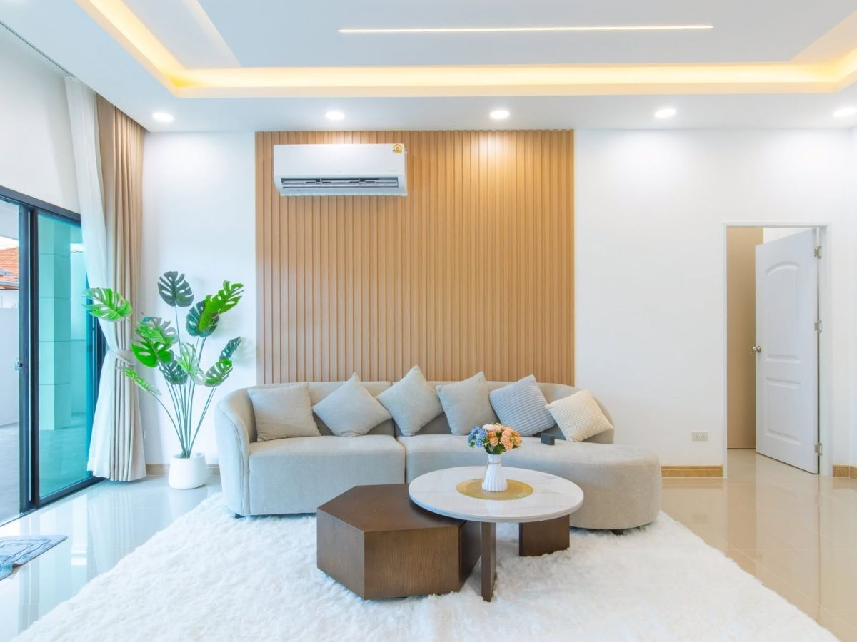 HS1494 – 3Bedroom Pool Villa House for Sale in Village Ek Mongkol 4/1 in Khao Talo