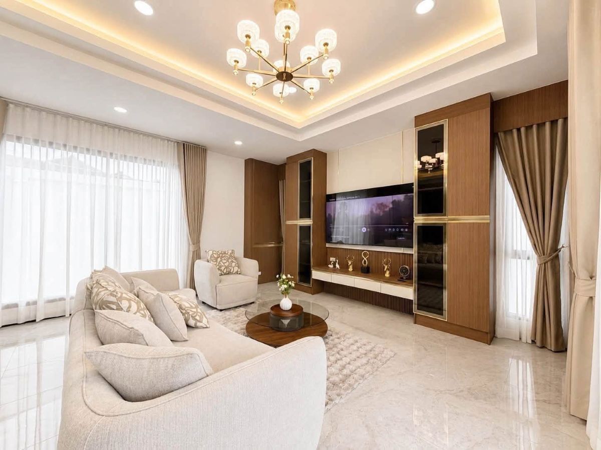 HS1497- 3Bedroom Pool Villa House for Sale in Soi Bun Kanchana 2 in Jomtien