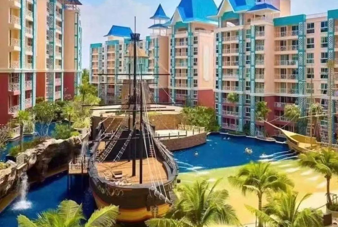 CR0304 – 1Bedroom Condominium For Rent in Grande Caribbean Condo in Thap Praya rd