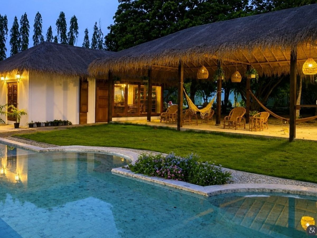 HR0893 – 4Bedroom Pool Villa Style Resort for Rent in Huay Yai
